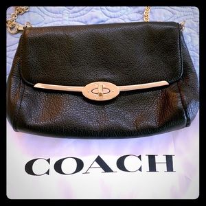 COACH crossbody turn lock bag